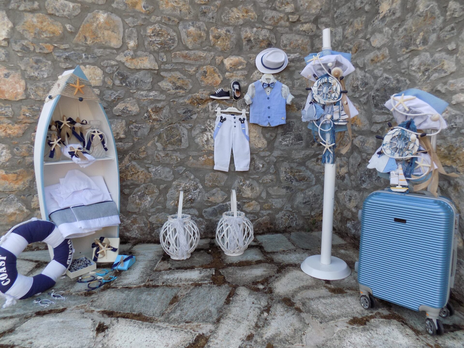 DSCN8858 ΒΑΠΤΙΣΤΙΚΟ ΠΑΚΕΤΟ ΜΕ ΘΕΜΑ ΝΑΥΤΙΚΟ BY STOVA BAMBINI - Image 2