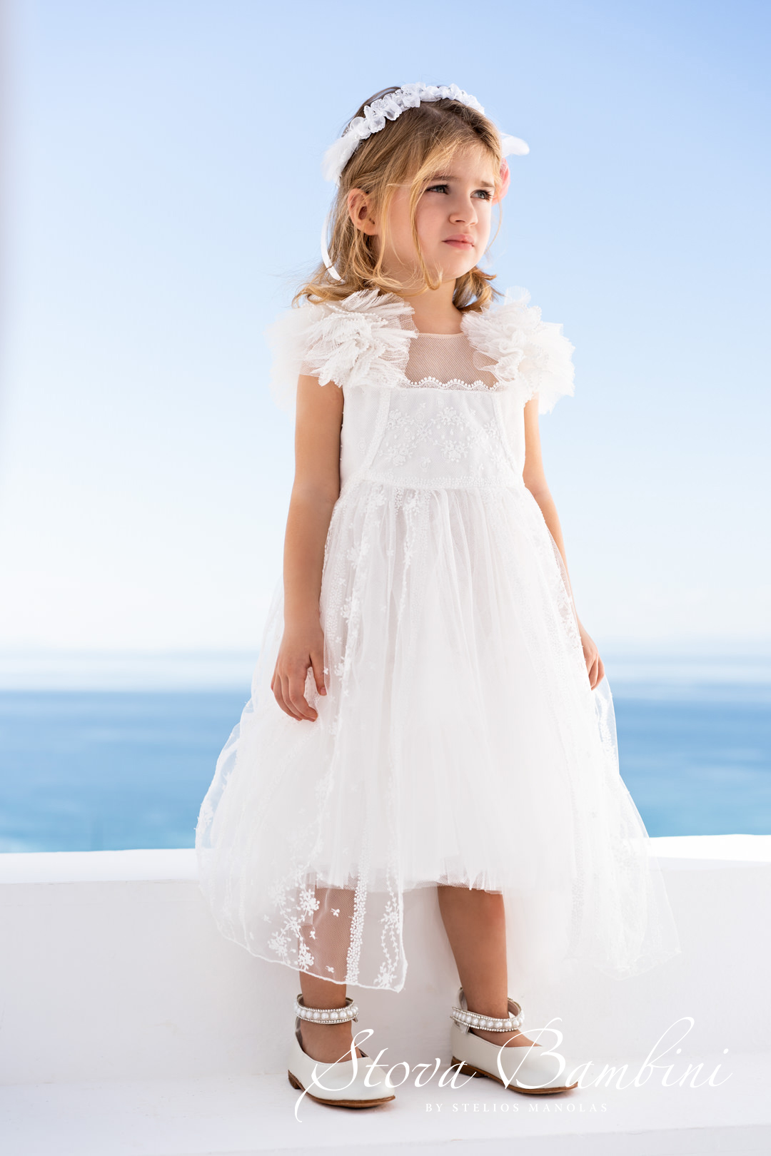 SS22G3_1 Βαπτιστικό Φόρεμα G6 by Stova Bambini - Image 1
