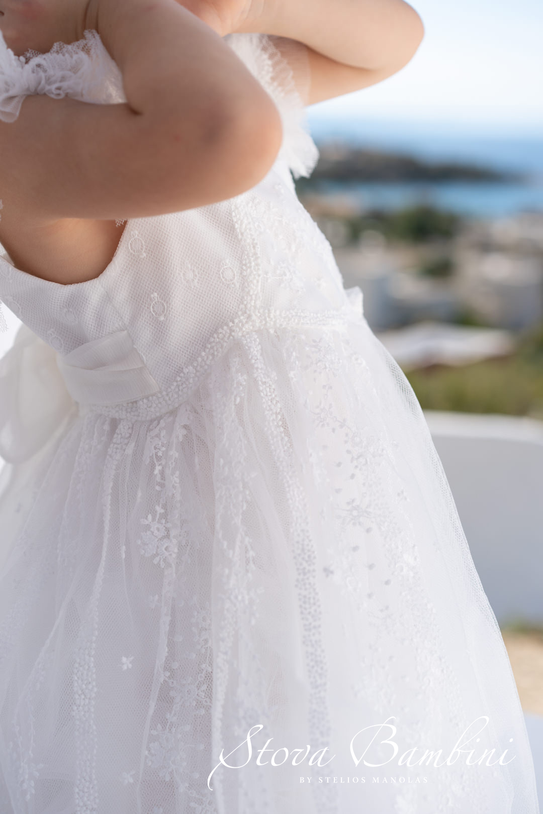 SS22G3_3 Βαπτιστικό Φόρεμα G6 by Stova Bambini - Image 4