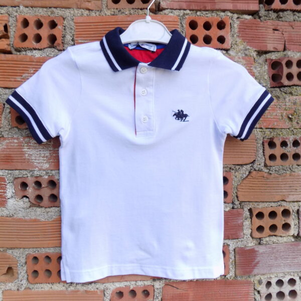 Μπλούζα παιδική Polo club white stripes/Poloclublondon1909