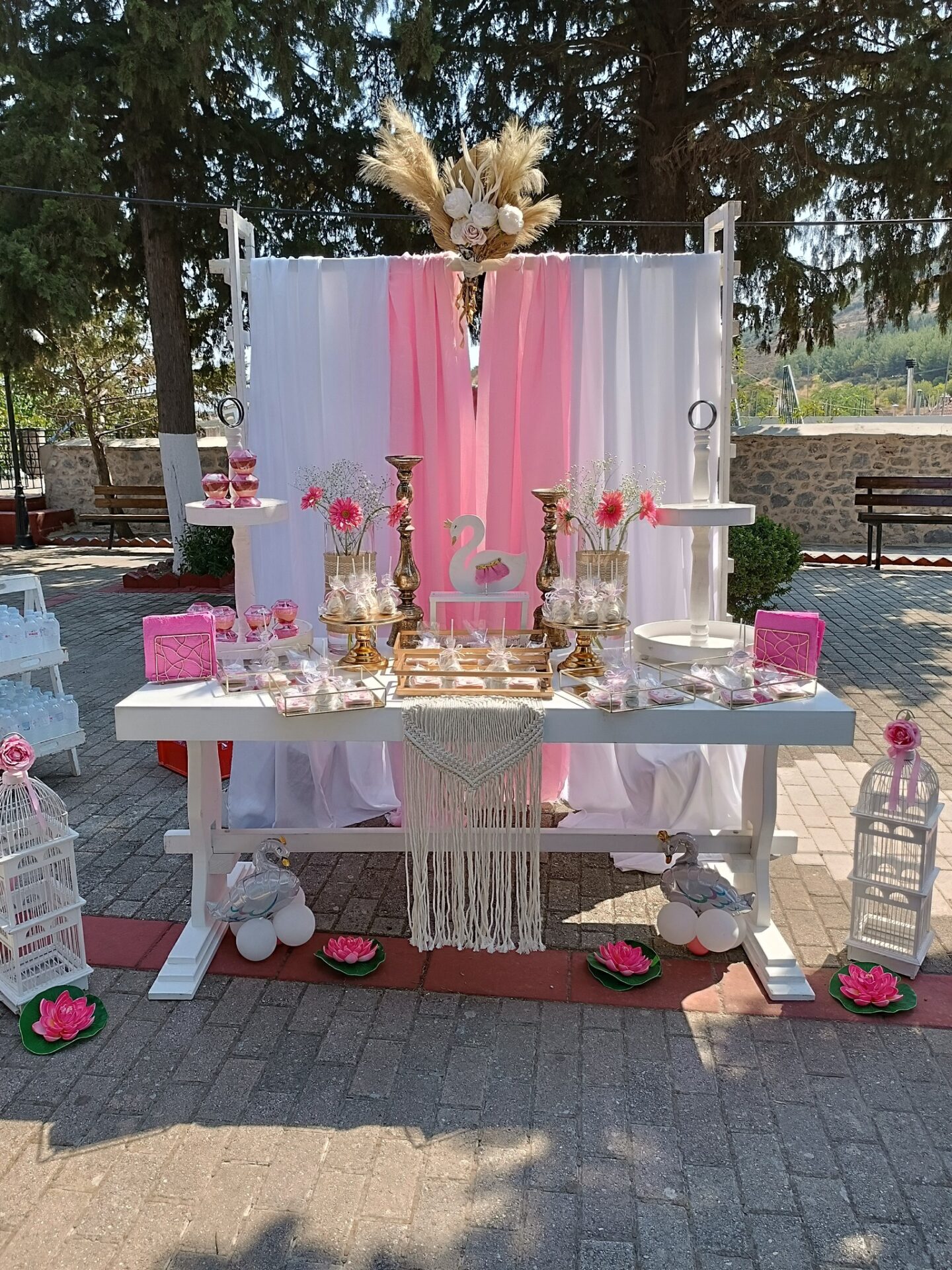 374091549_6292053520920062_8393011479899478670_n SWEETS FLOWERS AND SWANS ΓΙΑ ΤΗΝΒΑΠΤΙΣΗ ΤΗΣ ΝΙΚΟΛΕΤΑΣ - Image 2